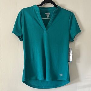 Reel Legends Turquoise Short Sleeve Women's Tee size PM performance outfitters